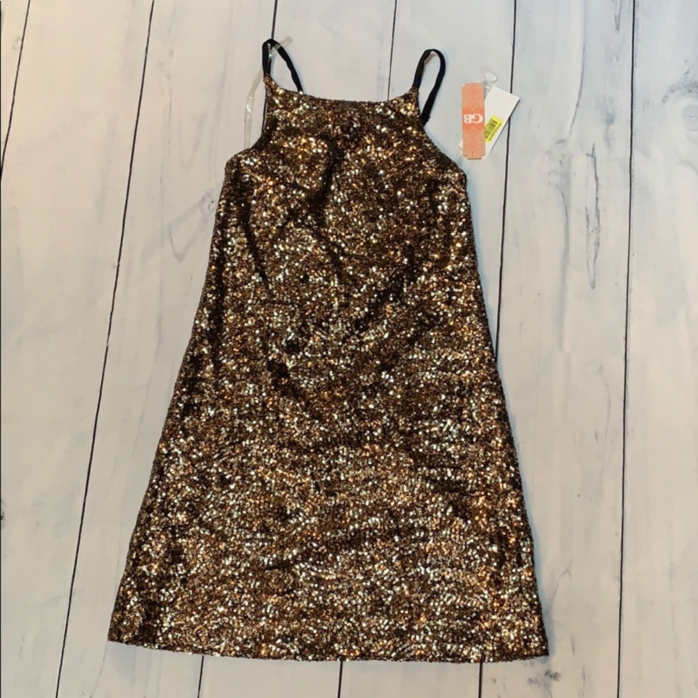 GB Chandelier Masquerade Cocktail Dress